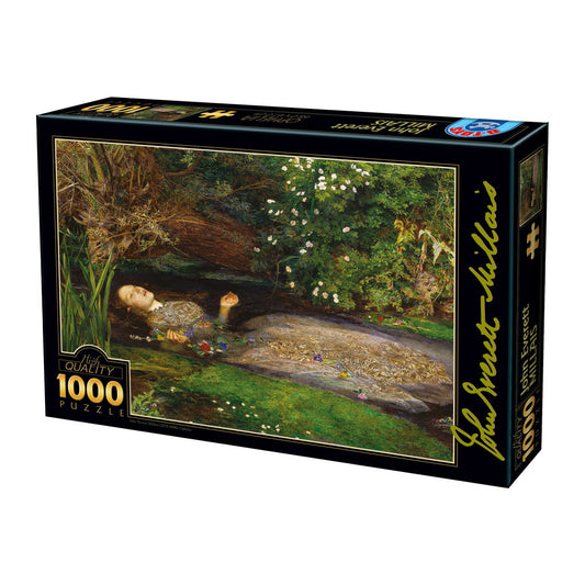 Dtoys - John Everett Millais - Ophelia - 1000 Piece Jigsaw Puzzle