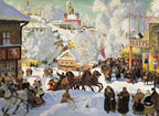 Maslenitsa by Boris Kustodiev – 1000 Piece Jigsaw Puzzle (Dtoys)