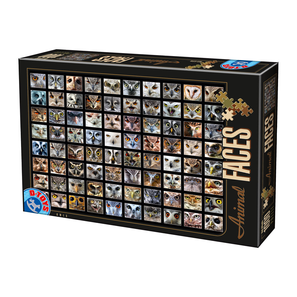 Dtoys - Collage - Owls - 1000 Piece Jigsaw Puzzle