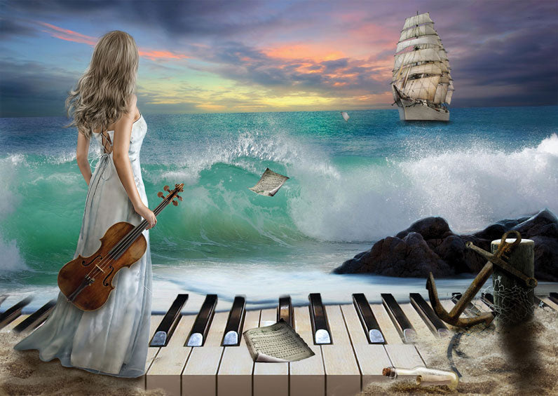 Art Puzzle - Sea Symphony - 1000 piece jigsaw puzzle