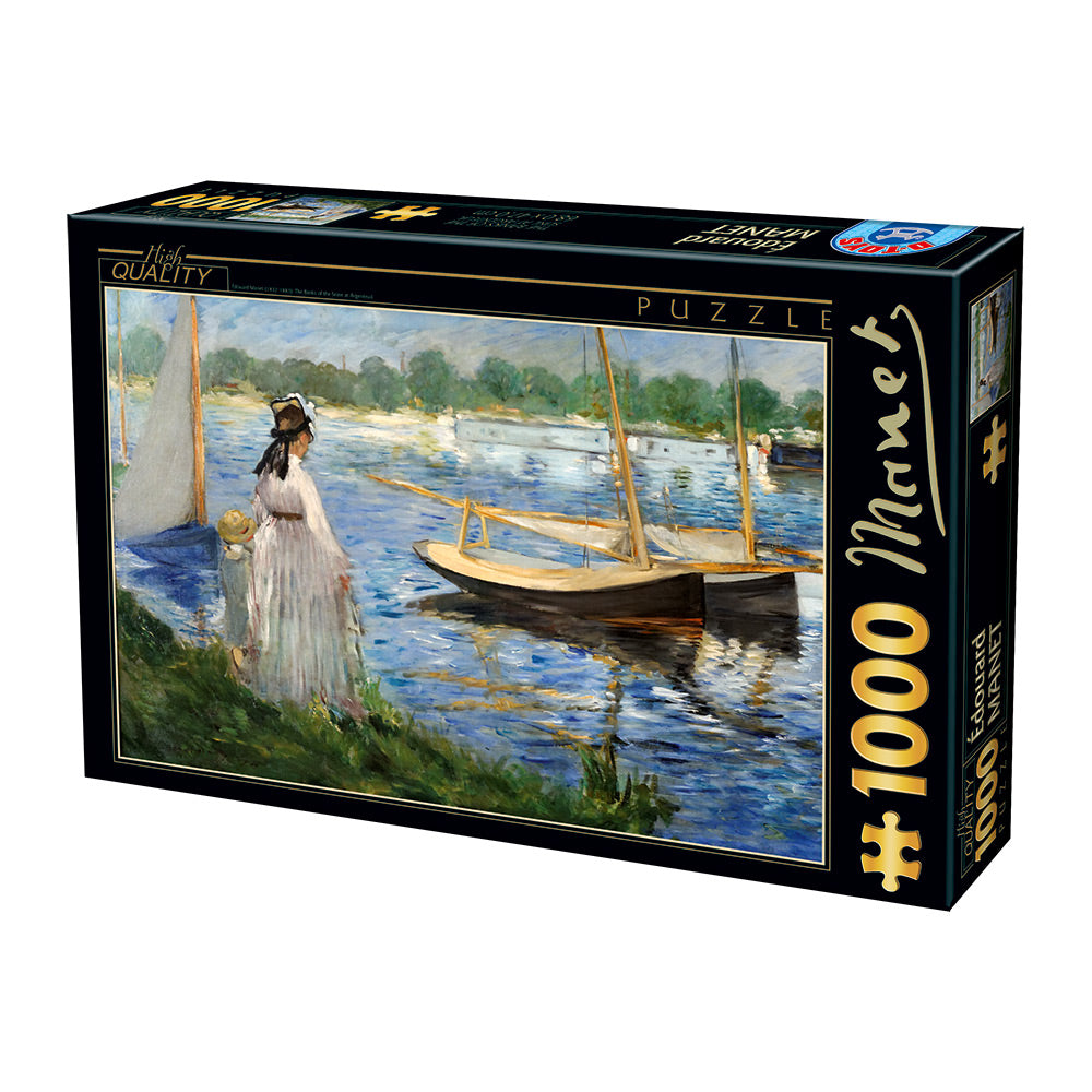 The-Banks of the Seine at Argenteuil by Edouard Manet – 1000 Piece Jigsaw Puzzle (Dtoys)