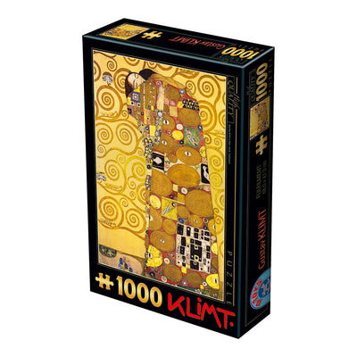 The Hug by Gustav Klimt – 1000 Piece Jigsaw Puzzle (Dtoys)