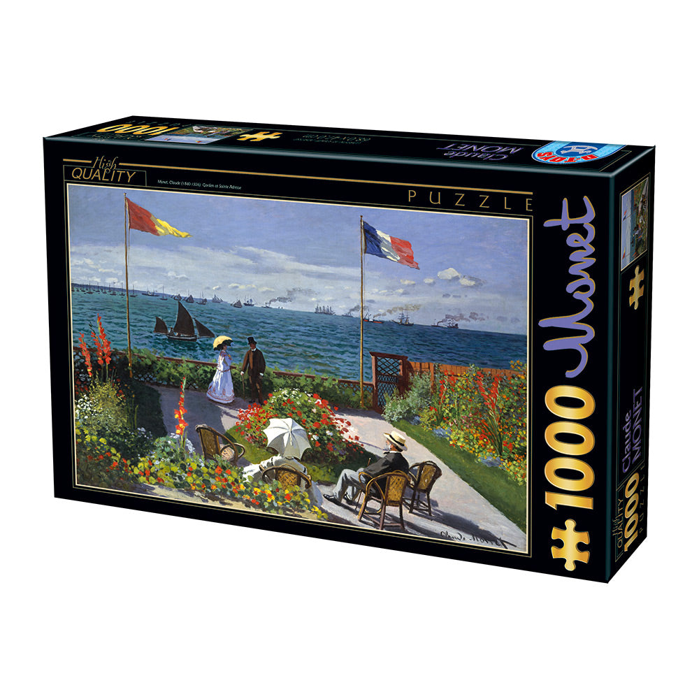 Terrasse à Sainte-Adresse, 1867 by Claude Monet – Piece Jigsaw Puzzle (Dtoys)