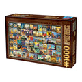 Vintage Collage – Travel – 1000 Piece Jigsaw Puzzle (Dtoys)