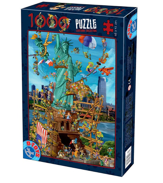 Dtoys - Cartoon Collection - New York - 1000 Piece Jigsaw Puzzle