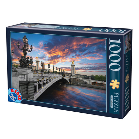 Dtoys - Alexander III Bridge, Paris, France - 1000 Piece Jigsaw Puzzle