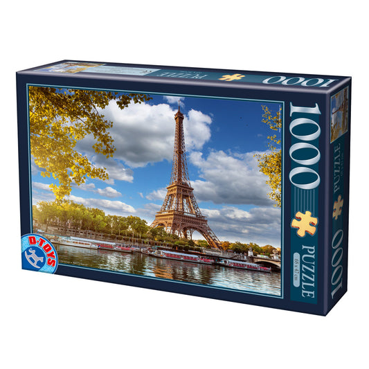 Dtoys - Eiffel Tower, Paris - 1000 Piece Jigsaw Puzzle