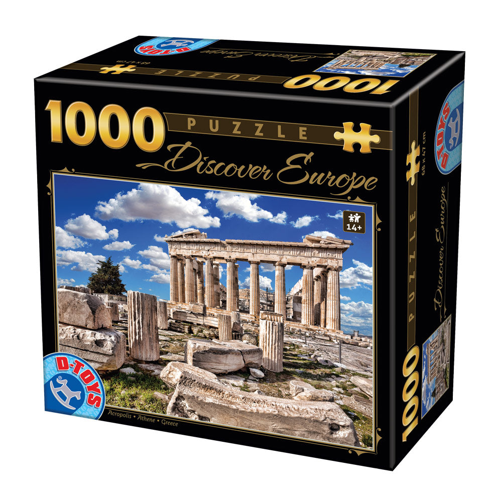 Dtoys - Discover Europe - Acropolis - 1000 Piece Jigsaw Puzzle