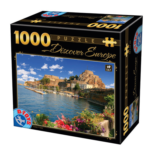 Dtoys - Discover Europe - Como, Italy - 1000 Piece Jigsaw Puzzle