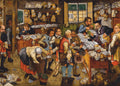 The Payment of the Tithes, 1617-1622 by Brueghel Pieter the Younger – 1000 Piece Jigsaw Puzzle (Dtoys)