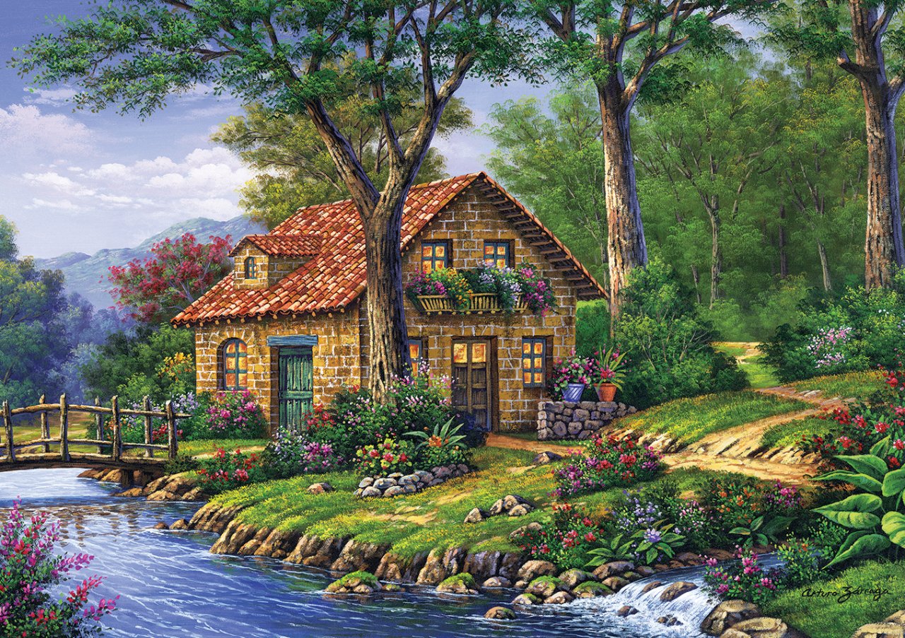 Along The Peace – 1000 Piece Jigsaw Puzzle (Art Puzzle)