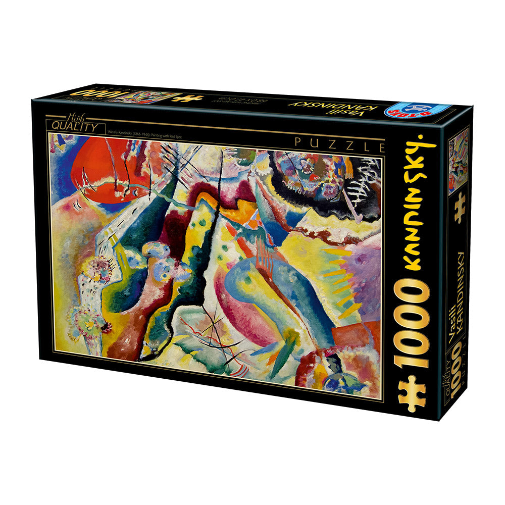 Painting with Red Spot by Kandinsky Vassily – 1000 Piece Jigsaw Puzzle (Dtoys)