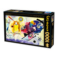 Yellow, Red, Blue by Kandinsky Vassily – 1000 Piece Jigsaw Puzzle (Dtoys)