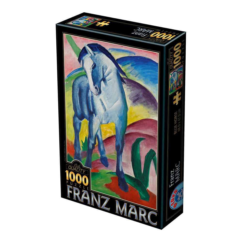 Blue Horse by Marc Franz – 1000 Piece Jigsaw Puzzle (Dtoys)