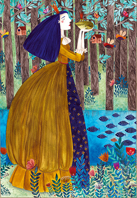 Artwork: The Frog Princess by Andrea Kürti – 1000 Piece Jigsaw Puzzle (Dtoys)