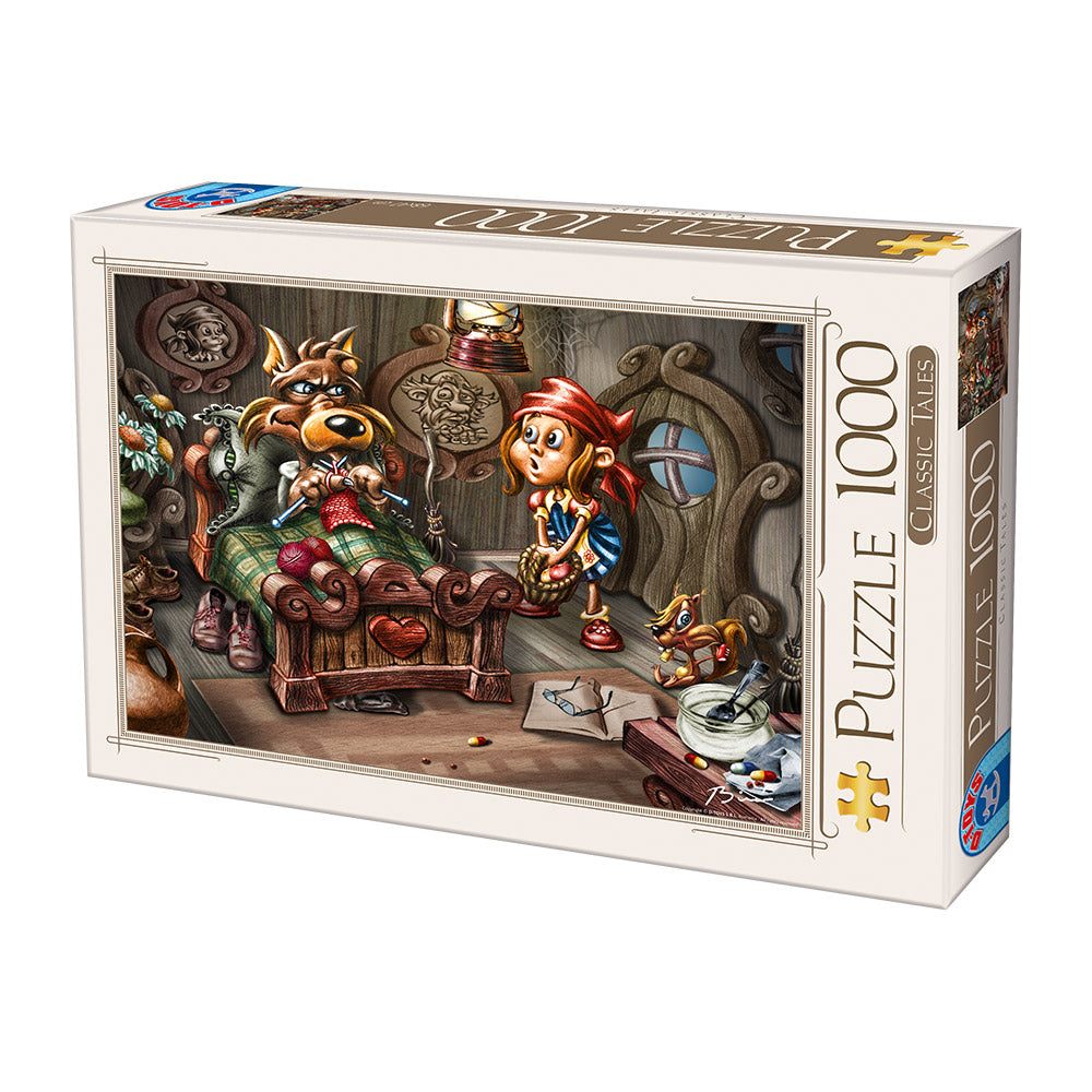 Little Red Riding Hood by Biro Donat – 1000 Piece Jigsaw Puzzle (Dtoys)