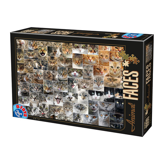 Dtoys - Collage - Cats - 1000 Piece Jigsaw Puzzle