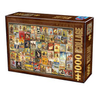 Vintage Collage: Bicycle – 1000 Piece Jigsaw Puzzle (Dtoys) - Completed Puzzle