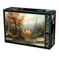 Romantic Winter Landscape by Albert Bredow – 1000 Piece Jigsaw Puzzle (Dtoys)