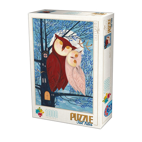 Owl Tales – 1000 Piece Jigsaw Puzzle (Dtoys)