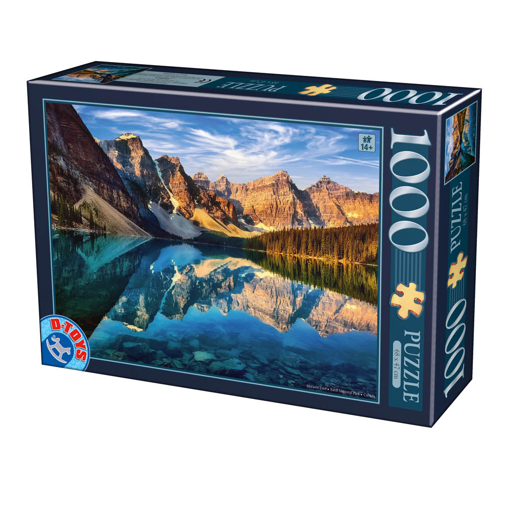 Moraine Lake, Canada – 1000 Piece Jigsaw Puzzle (Dtoys)