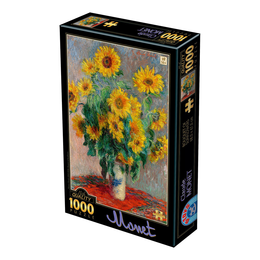 Dtoys - Claude Monet - Bouquet of Sunflowers - 1000 Piece Jigsaw Puzzle