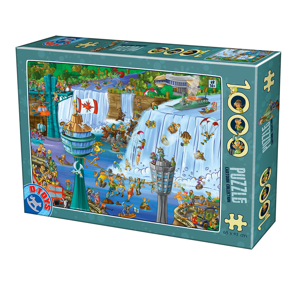 Dtoys - Cartoon Collection - Niagara Falls - 1000 Piece Jigsaw Puzzle
