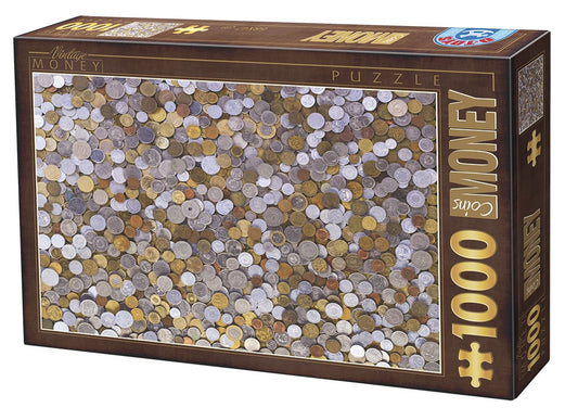 Dtoys - Vintage Collection - Money - 1000 Piece Jigsaw Puzzle