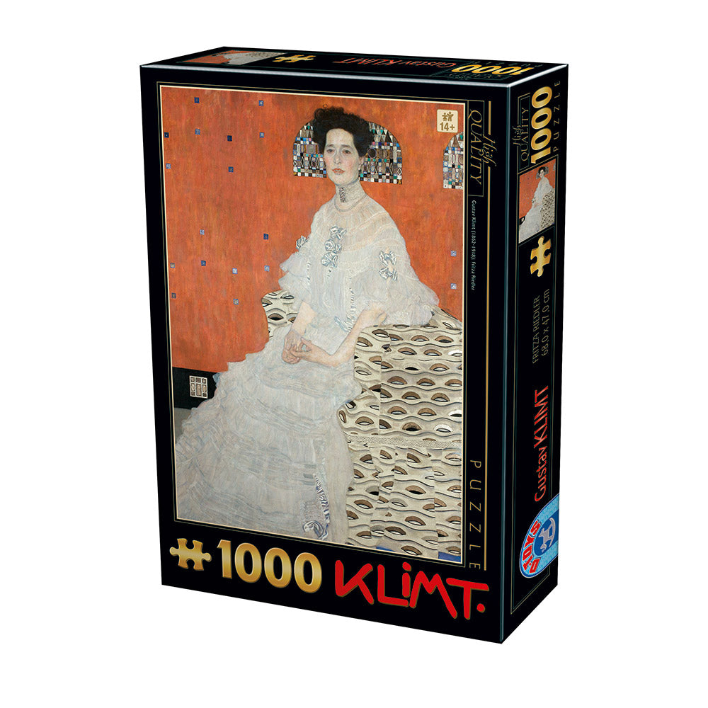 Dtoys - Gustav Klimt - Fritza Riedler - 1000 Piece Jigsaw Puzzle