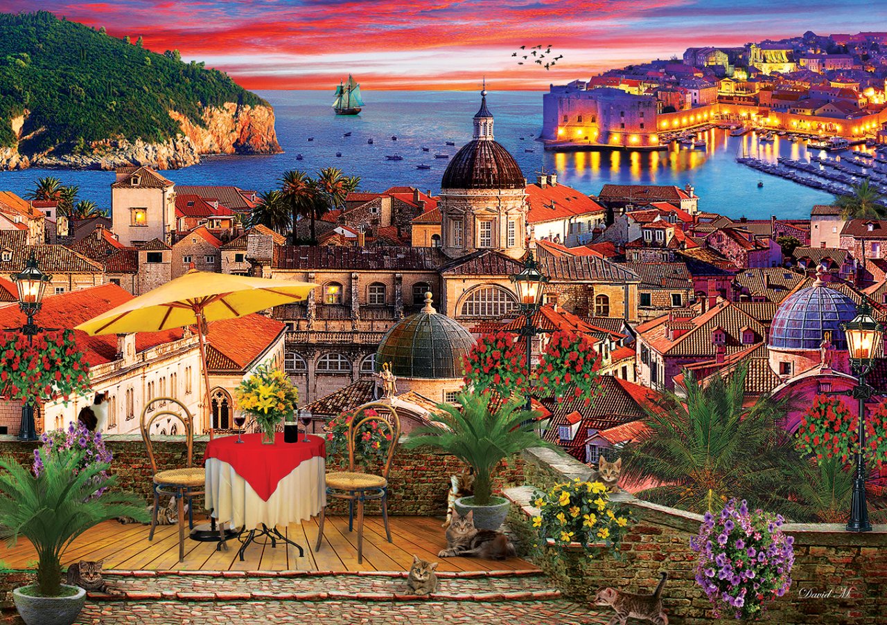 Art Puzzle - Dubrovnik - 1000 piece jigsaw puzzle