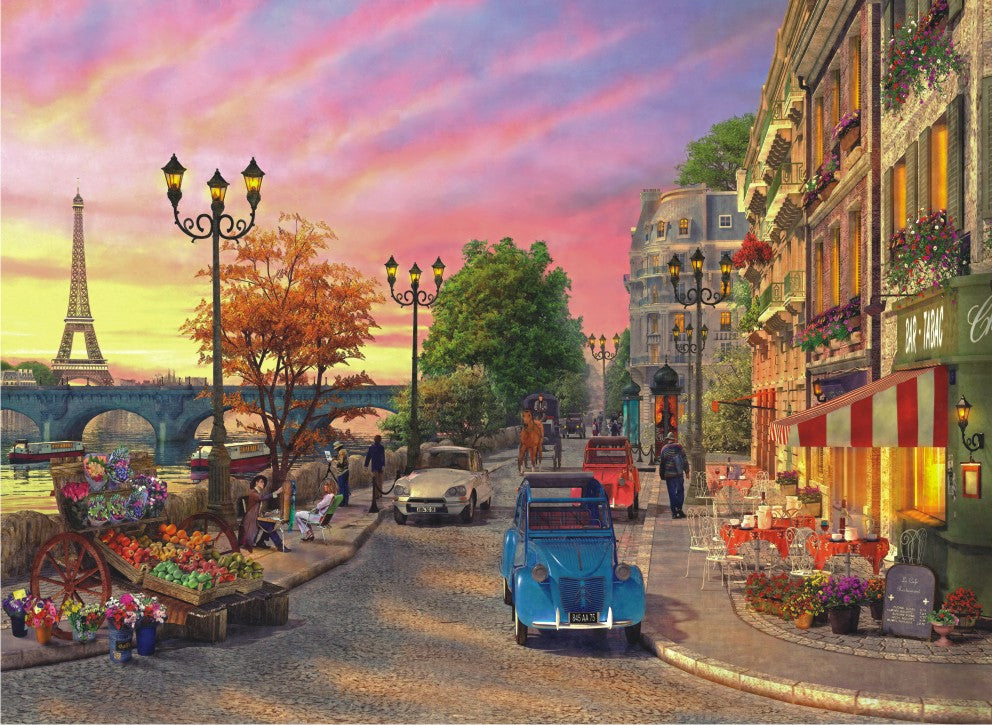 Artwork: Seine Sunset – 1000 Piece Jigsaw Puzzle (Anatolian)