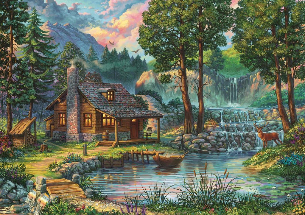 Fairytale House – 1000 Piece Jigsaw Puzzle (Art Puzzle)