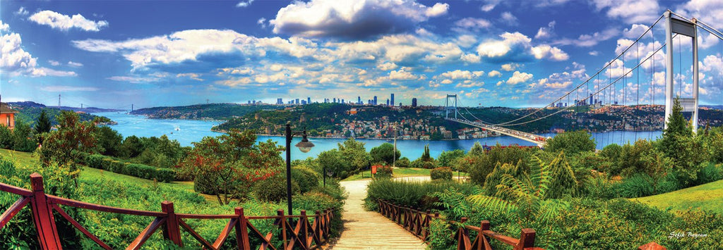 Bosphorus from Otagtepe – 1000 Piece Jigsaw Puzzle (Anatolian)