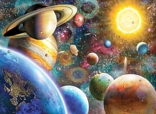 Anatolian - Planets in Space - 1000 Piece Jigsaw Puzzle