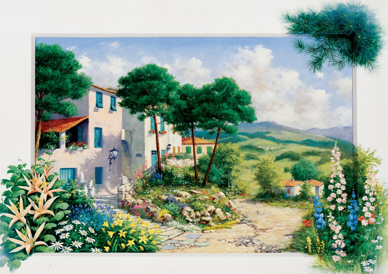 At Summerhouse – 1000 Piece Jigsaw Puzzle (Art Puzzle)