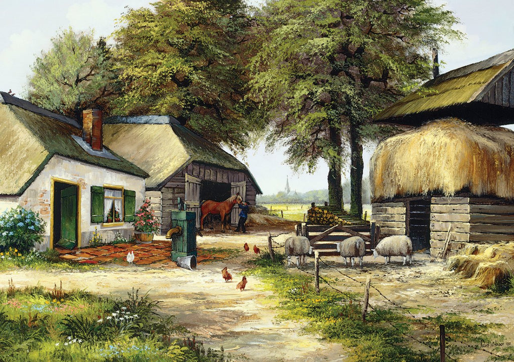 Farm House – 1000 Piece Jigsaw Puzzle (Art Puzzle)