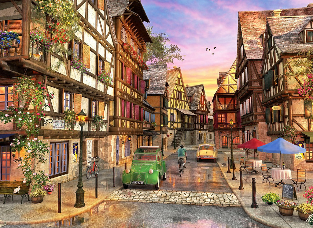 Colmar Street by Dominic Davison – 1000 Piece Jigsaw Puzzle (Anatolian)