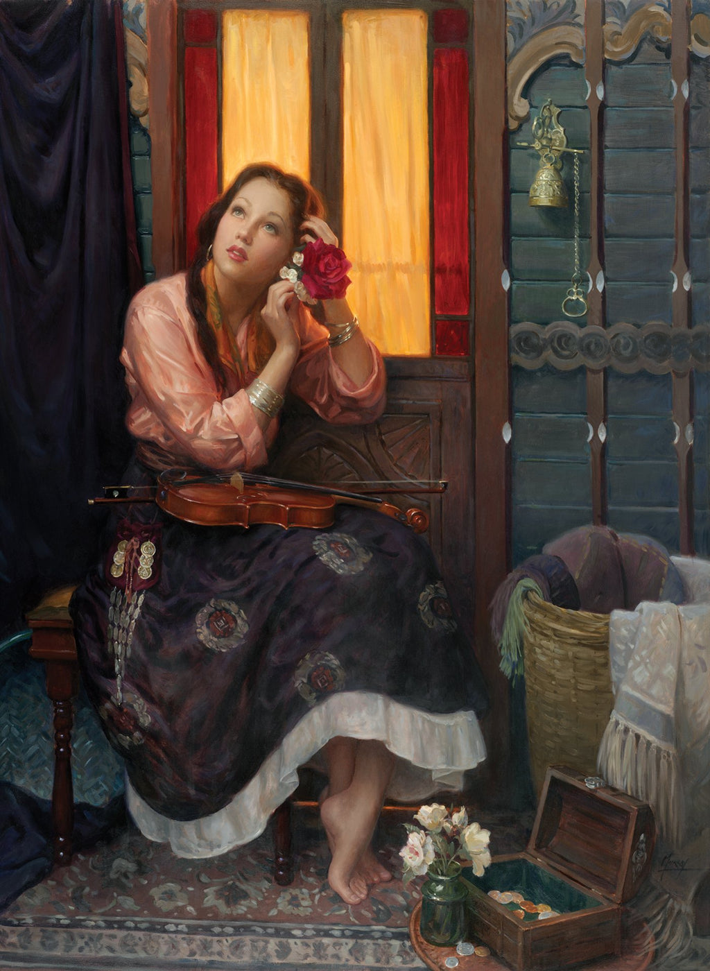 Crimson Rose – 1000 Piece Jigsaw Puzzle (Anatolian)