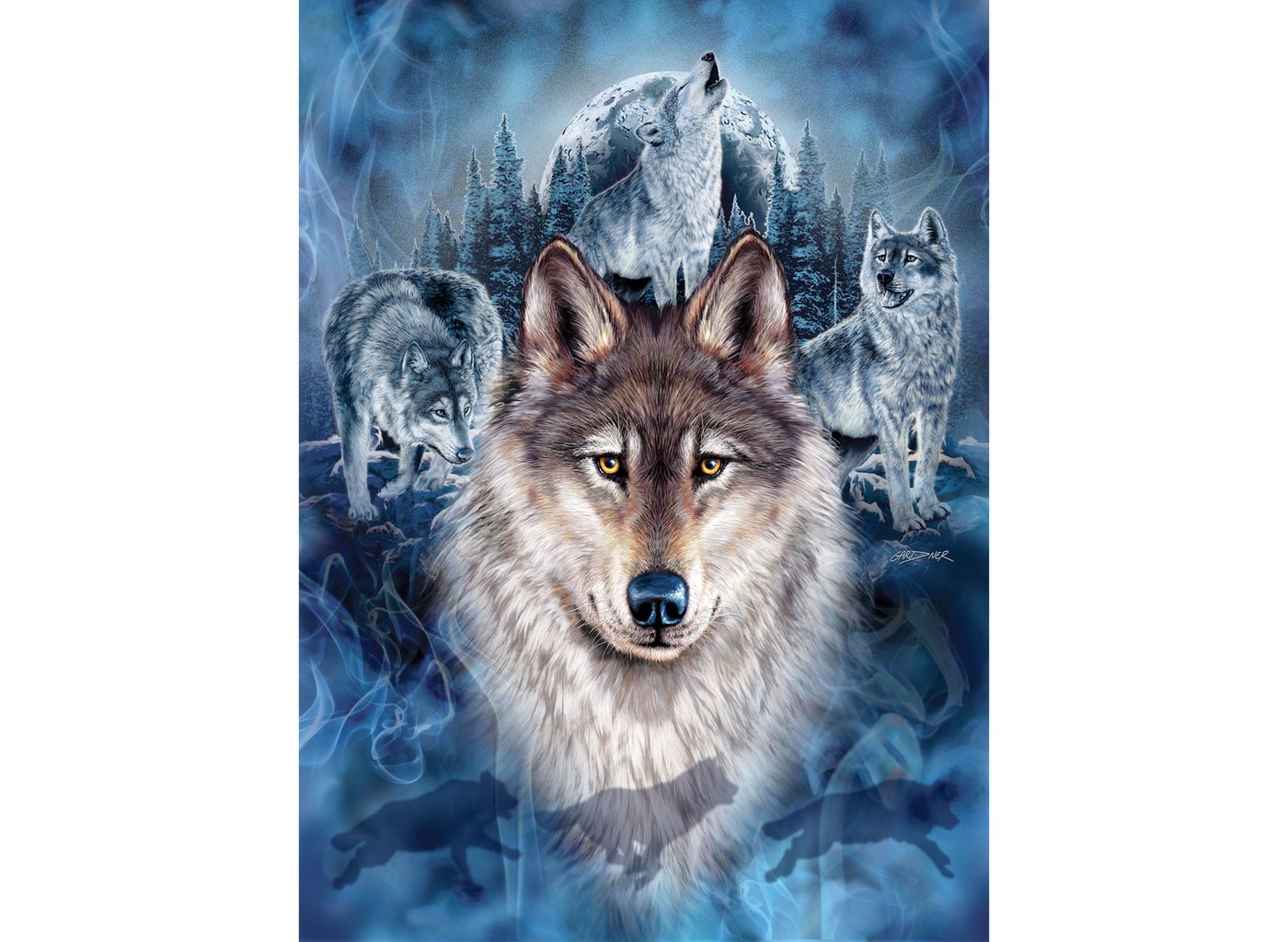 Wolf Team – 1000 Piece Jigsaw Puzzle (Anatolian)