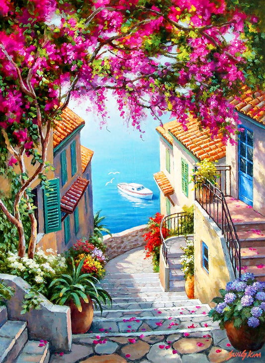 Anatolian - Stairs To The Sea - 1000 Piece Jigsaw Puzzle