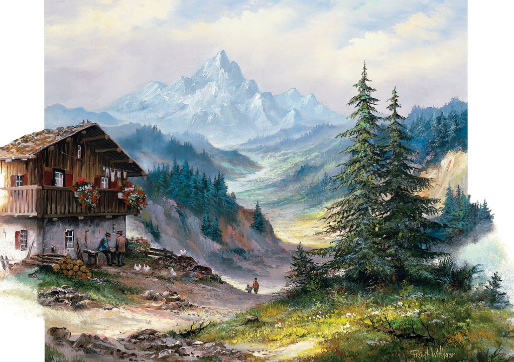 Green Valley – 1000 Piece Jigsaw Puzzle (Art Puzzle)