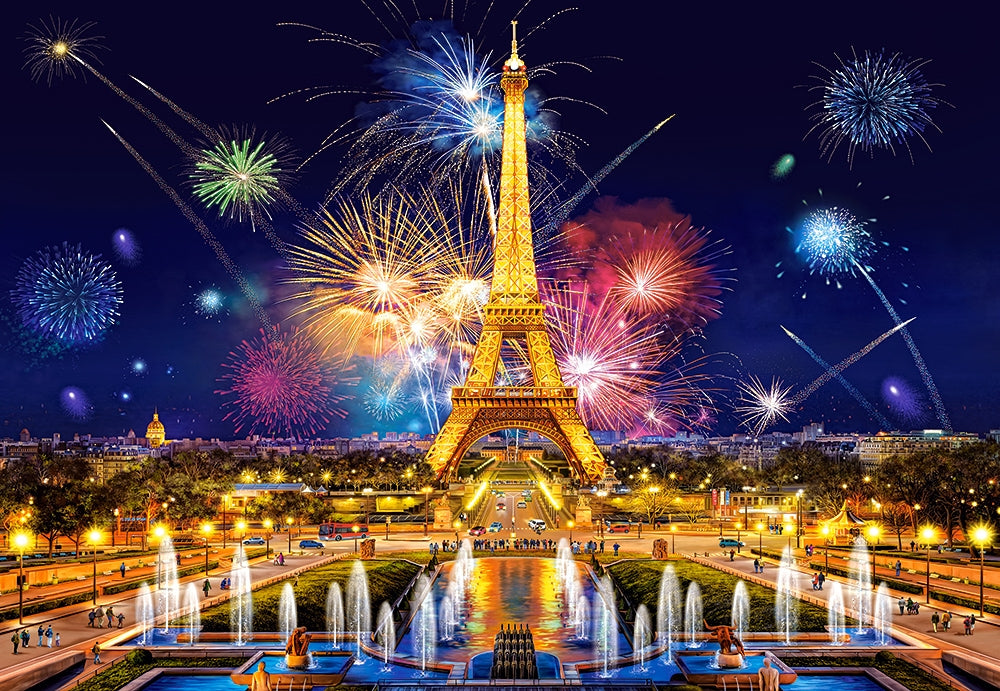 Glamour of the Night, Paris – 1000 Piece Jigsaw Puzzle (Castorland)
