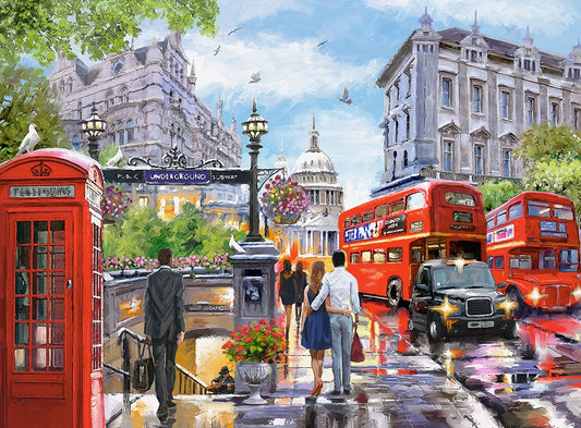Castorland - Spring in London - 2000 Piece Jigsaw Puzzle