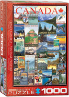 Travel Canada Vintage Posters – 1000 Piece Jigsaw Puzzle (Eurographics)