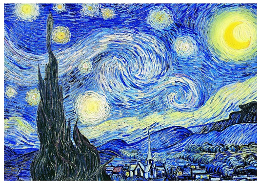 Eurographics - Starry Night by Vincent van Gogh - 1000 Piece Jigsaw Puzzle