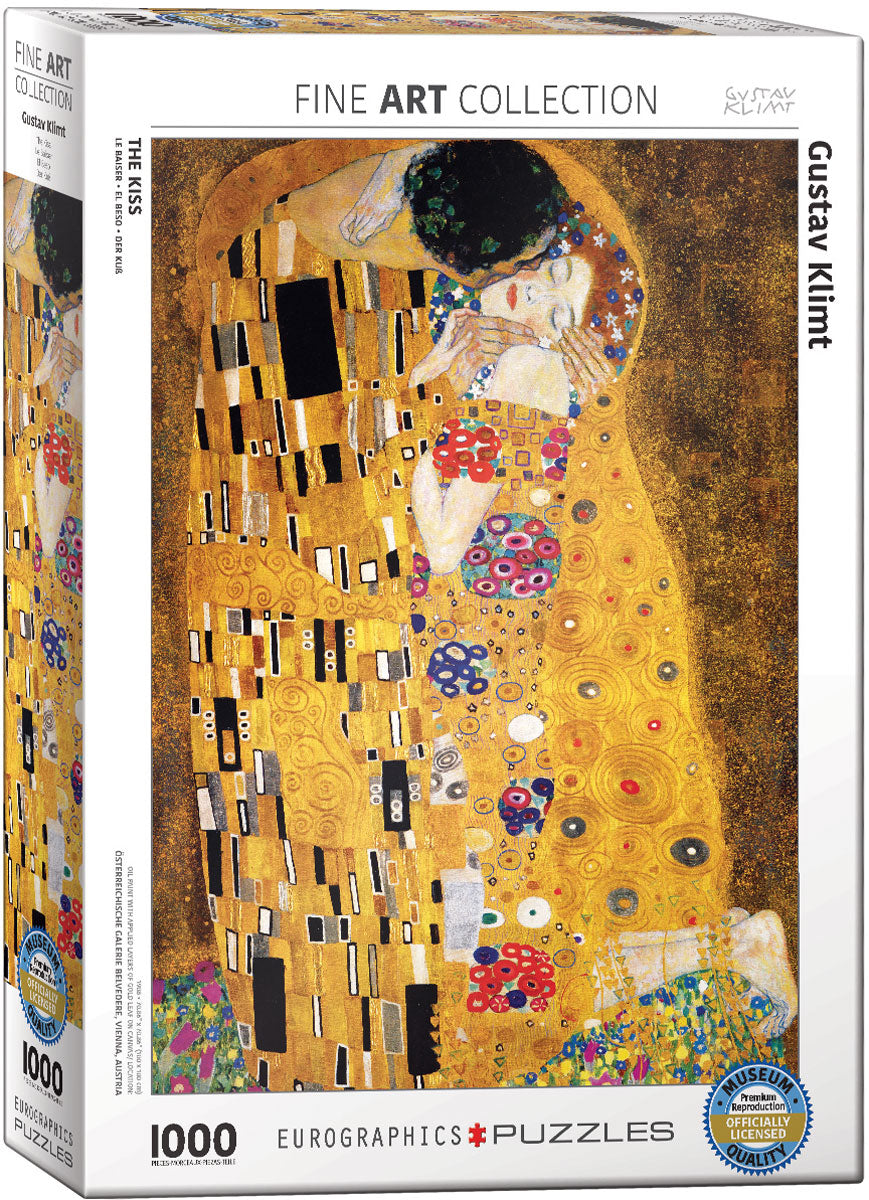 Eurographics - The Kiss by Gustav Klimt - 1000 Piece Jigsaw Puzzle