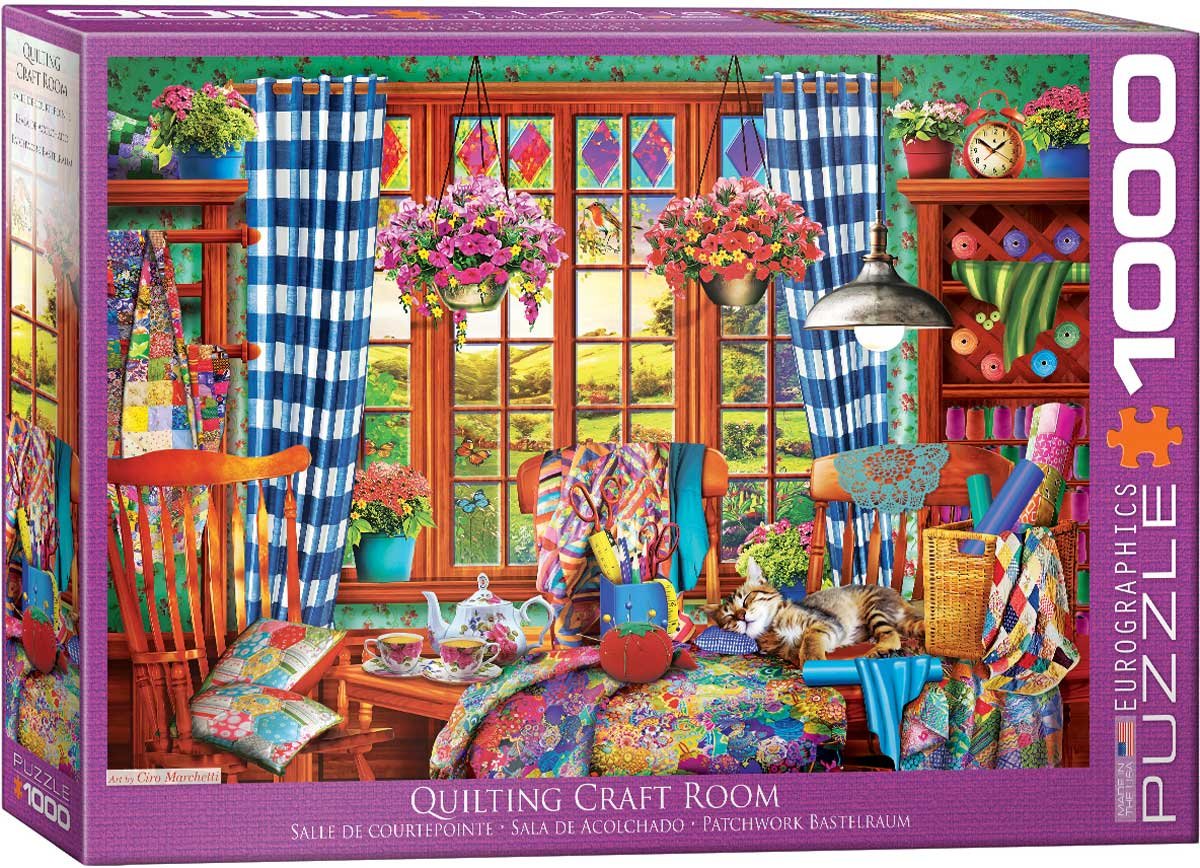 Eurographics - Patchwork Craft Room - 1000 Piece Jigsaw Puzzle