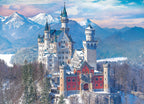 Neuschwanstein Castle in Winter – 1000 Piece Jigsaw Puzzle (Eurographics)