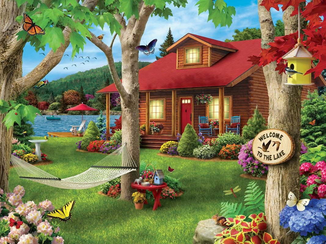 Lakeside Retreat – 750 Piece Jigsaw Puzzle (Master Pieces)