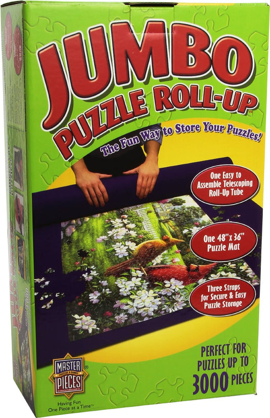 Master Pieces Puzzle Mat - Jumbo Puzzle Roll-Up in a Box : Up to 3000 pieces